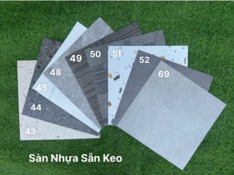 Tấm nhựa lót sàn giả gạch dán keo