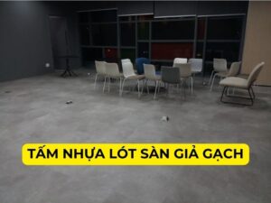 Tấm nhựa lót sàn giả gạch bền đẹp, giá rẻ tại TP.HCM